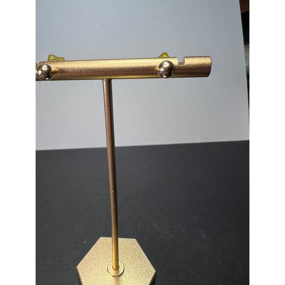 14k Yellow Gold Polished 3mm Ball Post Earrings - Picture 4 of 11